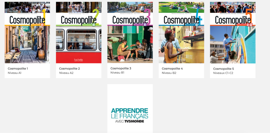 imagen sobre el metodo cosmopolite para aprender frances
